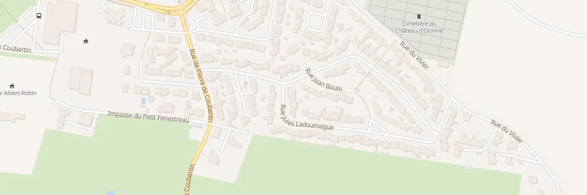 Plan du 3 Rue Jules Ladoumegue aux Sables-d’Olonne