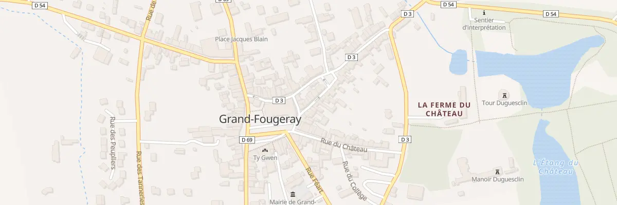 Plan du 6 Rue du Pont Saint Pere à Grand-Fougeray