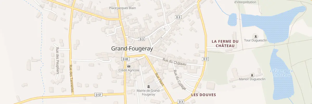Plan du 6 Rue du Château à Grand-Fougeray