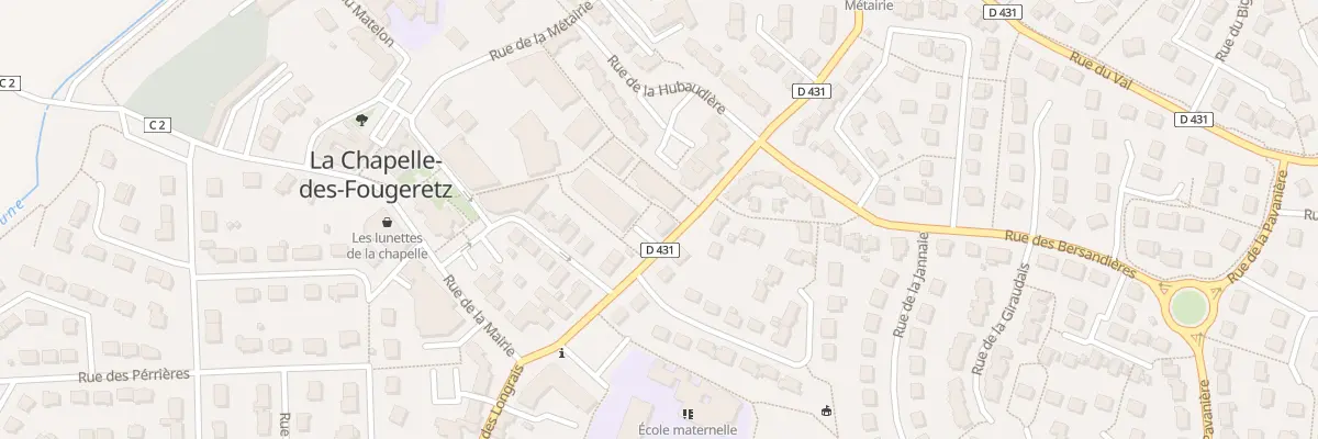 Plan du 13 Rue des Carlets à La Chapelle-des-Fougeretz