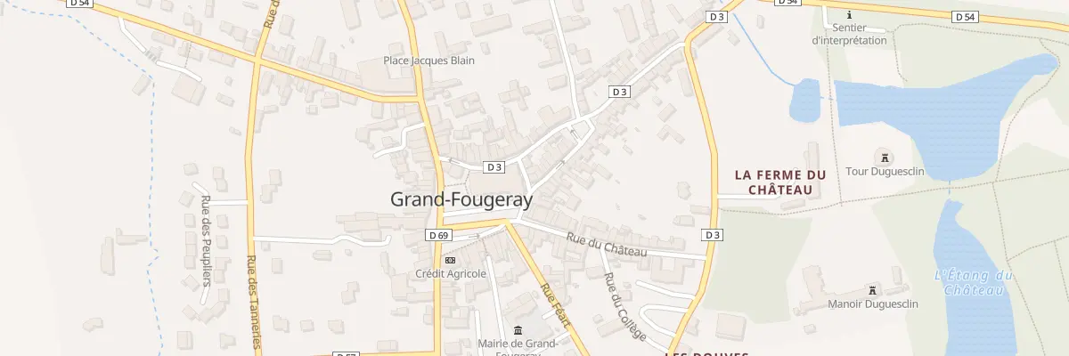 Plan du 2 Rue du Pont Saint Pere à Grand-Fougeray