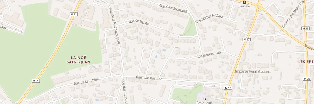 Plan du 28T Rue Jean Rostand à Couëron