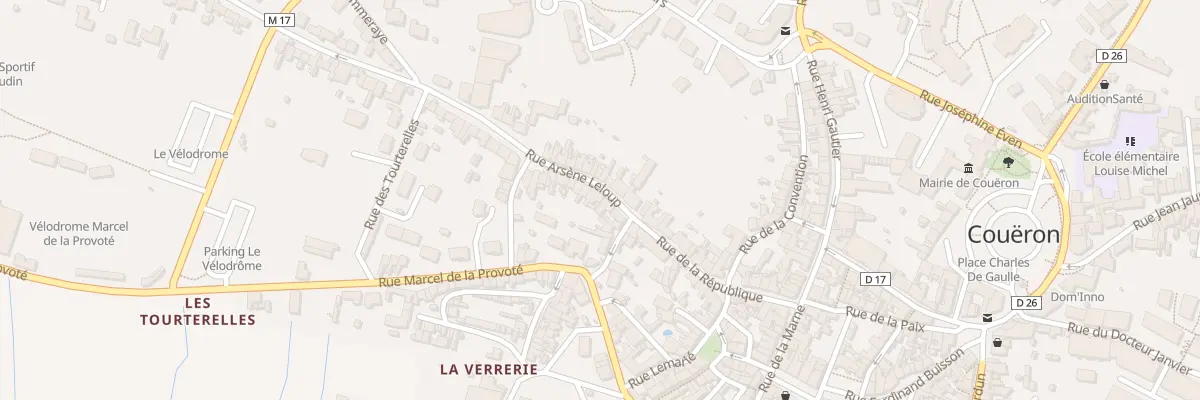 Plan du 5 Rue Arsène Leloup à Couëron