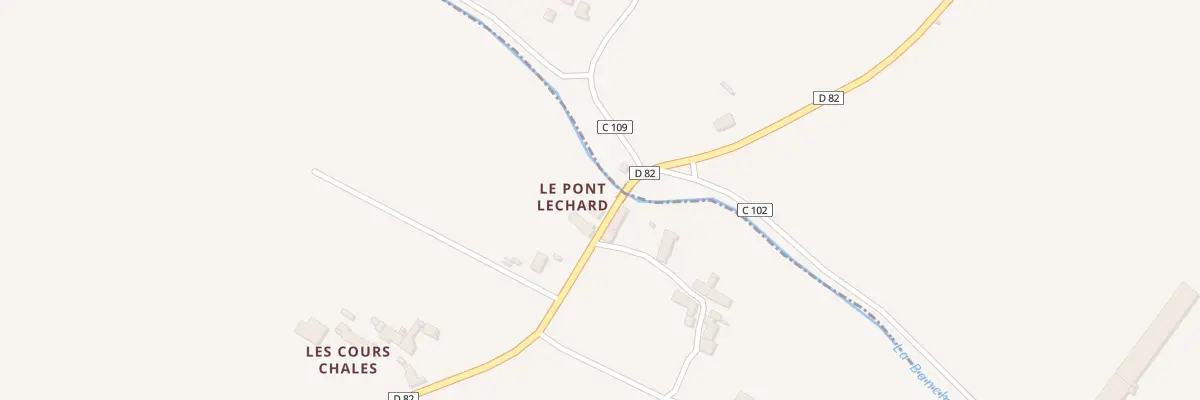 Plan du 5532 Le Pont Léchard à Mont-Dol