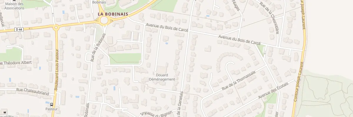 Plan du 43 Rue de la Genetais à Bruz