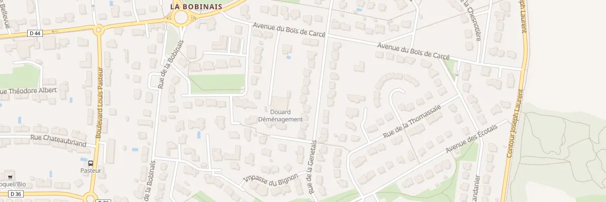 Plan du 39 Rue de la Genetais à Bruz