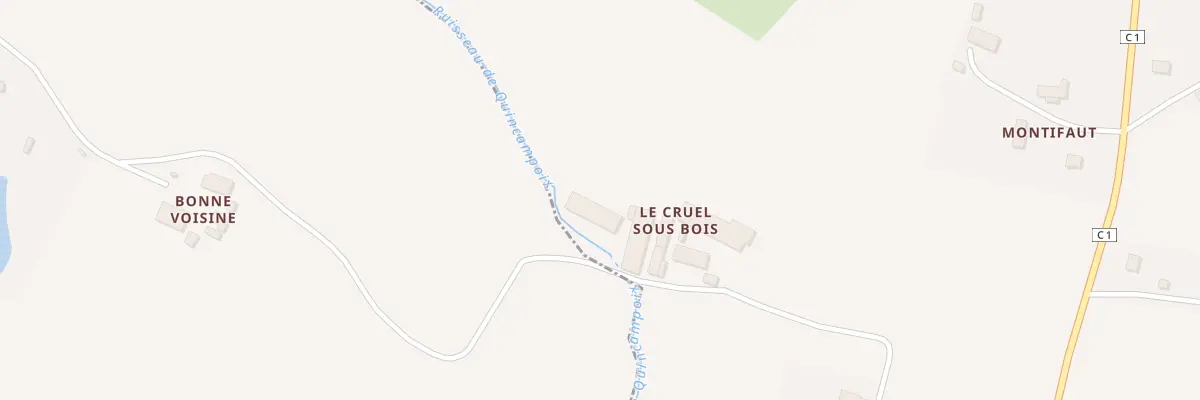 Plan du 5111 Cruel à Montreuil-le-Gast