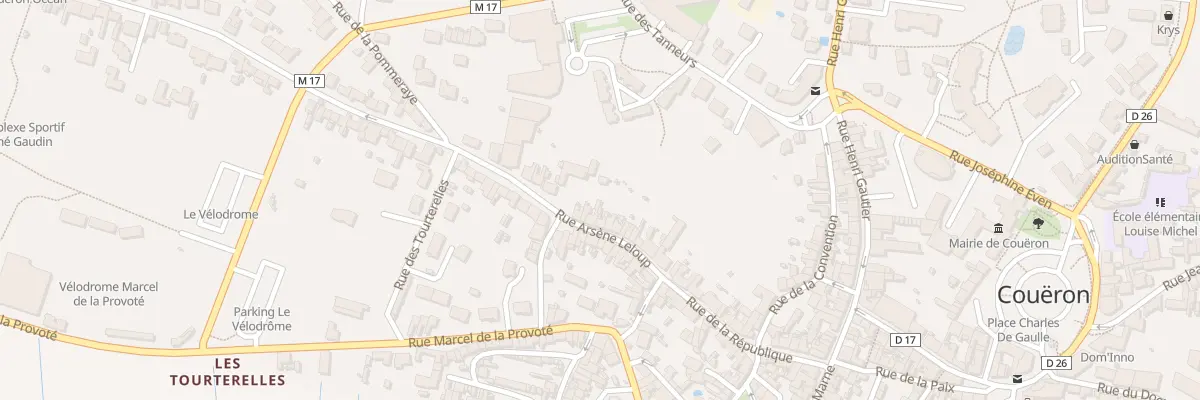 Plan du 20 Rue Arsène Leloup à Couëron