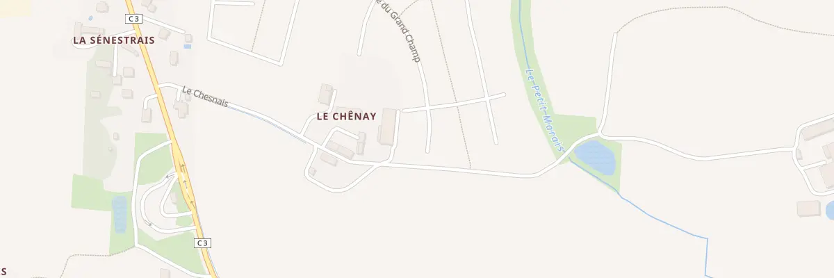 Plan du 28 Rue du Grand Champ à La Chapelle-des-Fougeretz