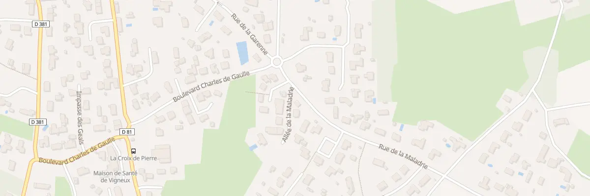Plan du 1 All de la Maladrie à Vigneux-de-Bretagne