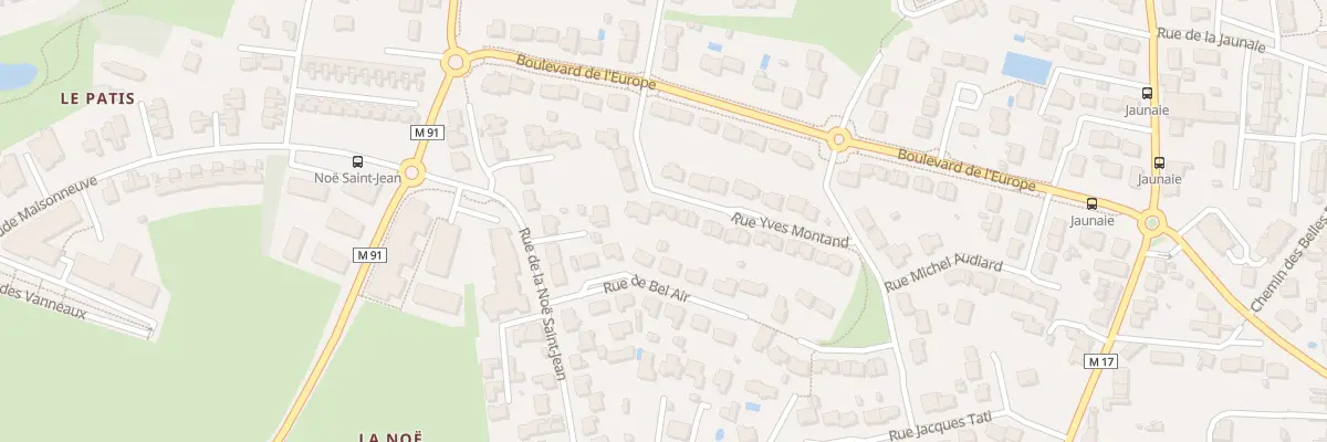 Plan du 14 Rue Yves Montand à Couëron