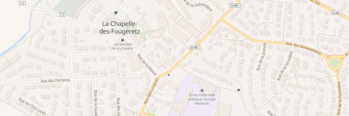 Plan du 5 Rue des Carlets à La Chapelle-des-Fougeretz