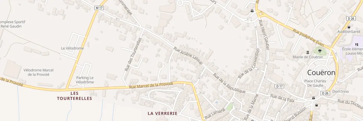 Plan du 15 Rue Arsène Leloup à Couëron
