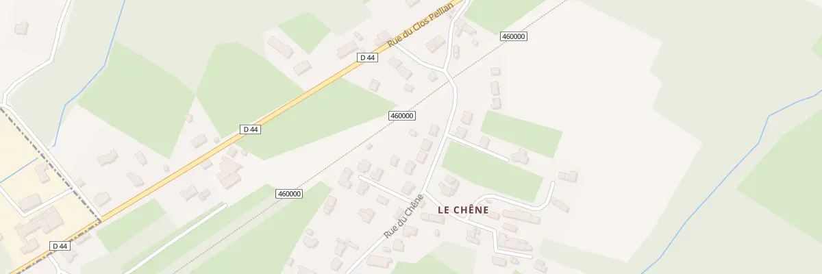 Plan du 4 Rue du Chêne à Vay
