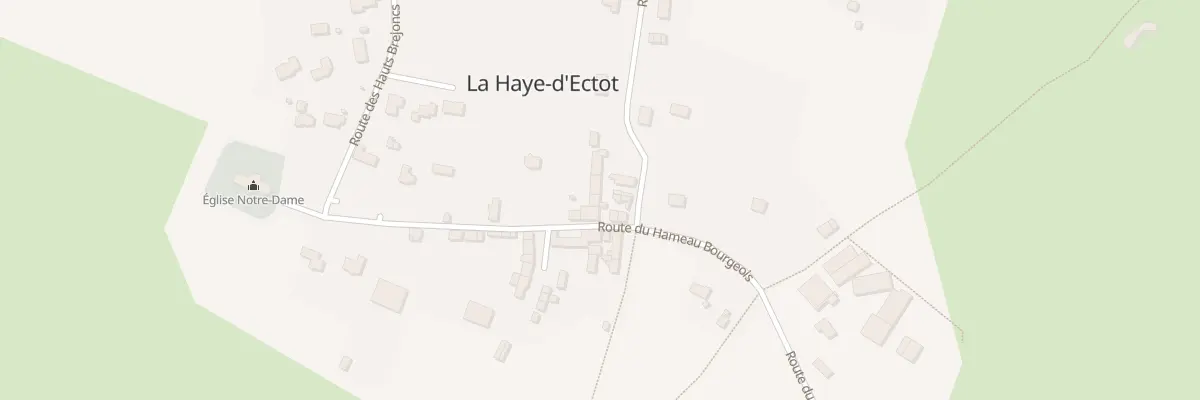 Plan du 13 Rte du Hameau Bourgeois à La Haye-d’Ectot