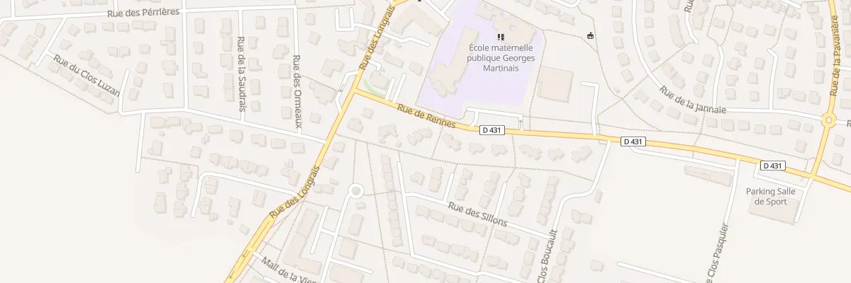 Plan du 10 Rue de Rennes à La Chapelle-des-Fougeretz