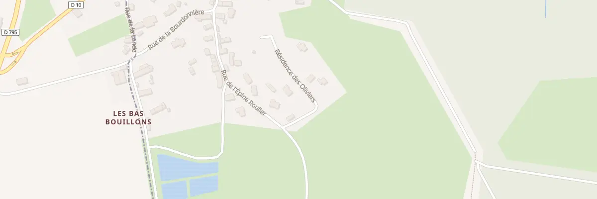 Plan du 1 Des Oliviers à Epiniac