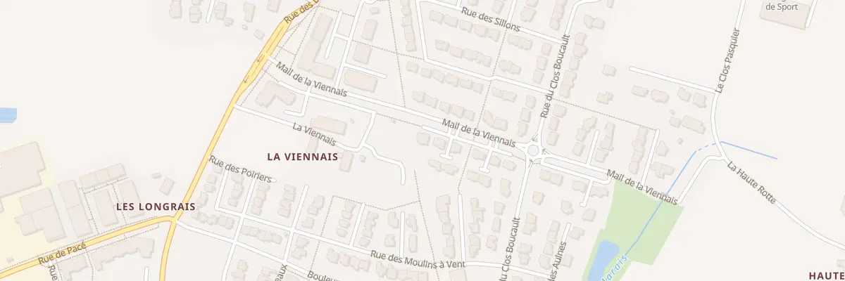 Plan du 8 Mail de la Viennais à La Chapelle-des-Fougeretz