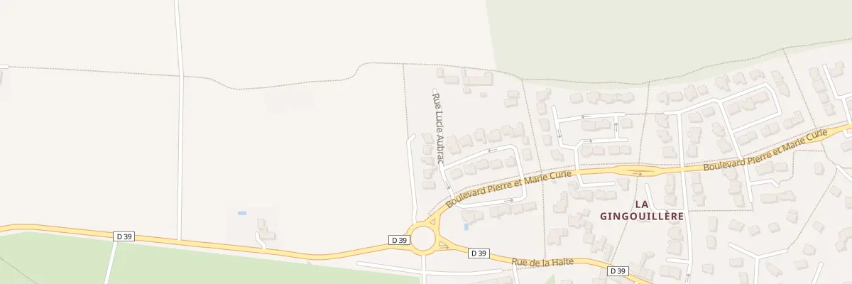 Plan du 9 Rue Lucie Aubrac à Laillé