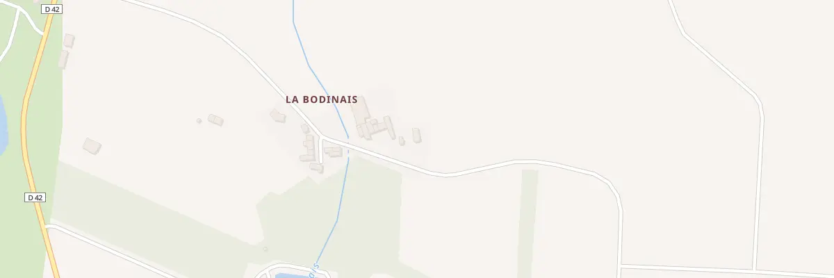 Plan du 3 La Bodinais à Pierric