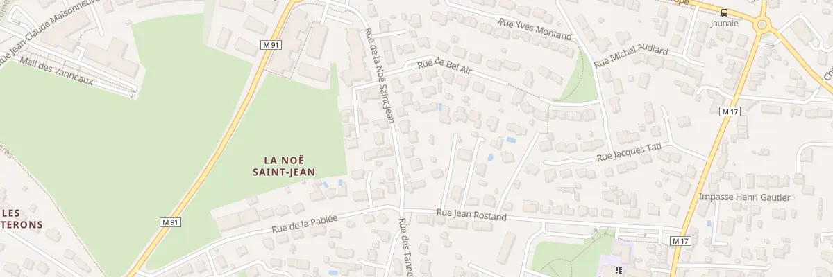 Plan du 8 Rue de la Noë Saint Jean à Couëron