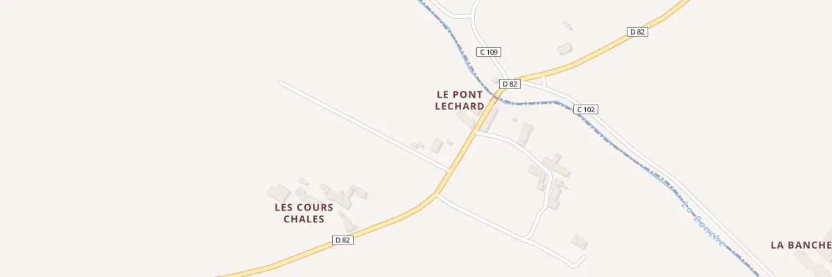 Plan du 5057 Le Pont Léchard à Mont-Dol