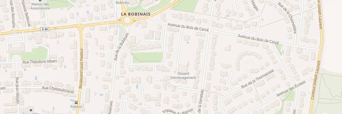 Plan du 34 Sq de la Prestimonie à Bruz