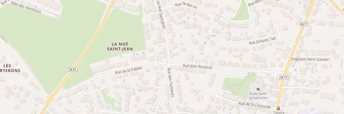 Plan du 2 Rue de la Noë Saint Jean à Couëron