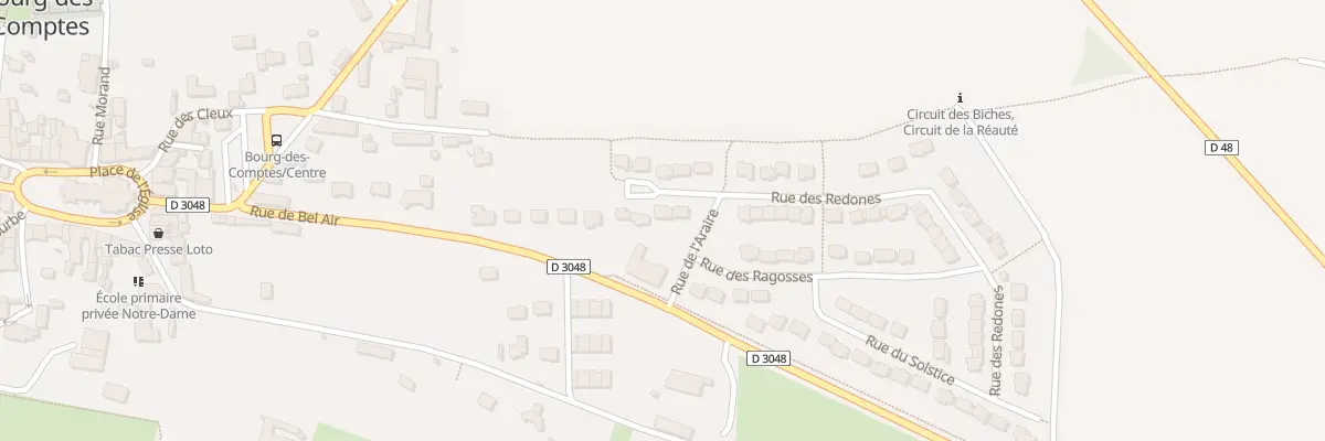 Plan du 6 Rue des Redones à Bourg-des-Comptes