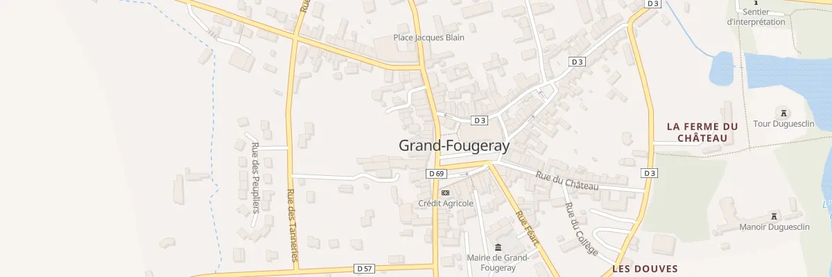 Plan du 21 Pl de l’Eglise à Grand-Fougeray