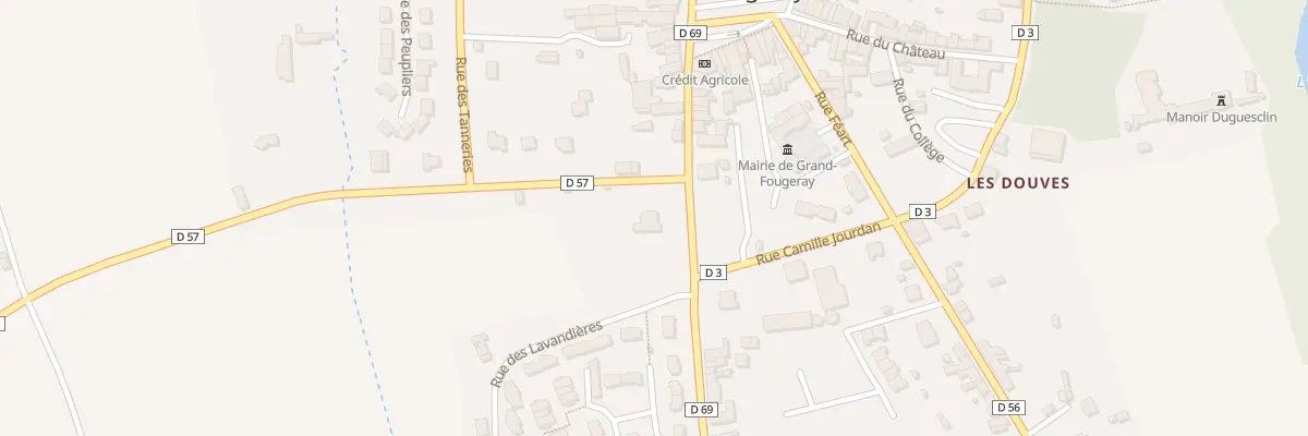 Plan du 12 Rue du Docteur Nouaille à Grand-Fougeray