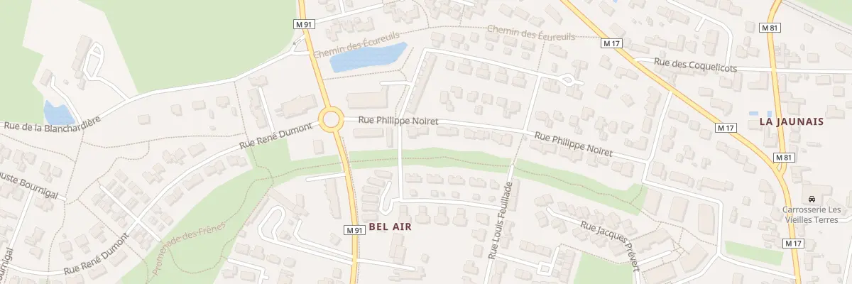 Plan du 4 Rue Philippe Noiret à Couëron