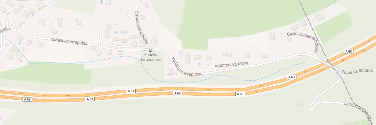 Plan du 5165 Che de Courlecou à Biriatou