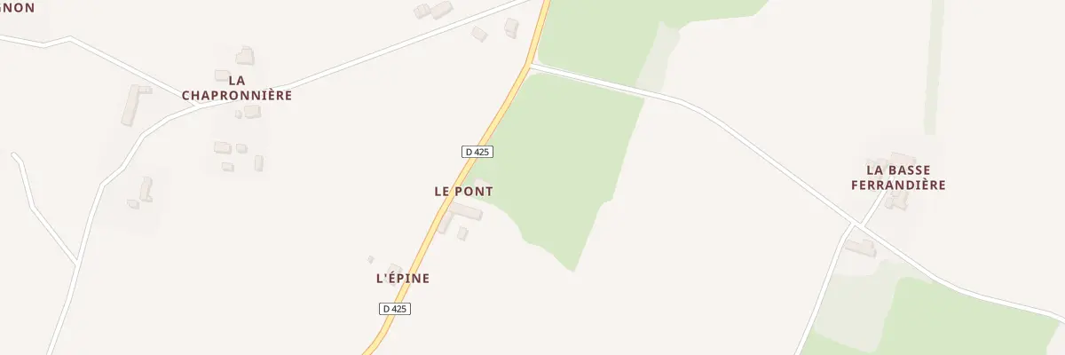 Plan du 1 Au Pont à Montreuil-le-Gast