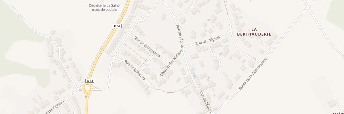 Plan du 17 Rue de la Boisselee à Saint-Mars-de-Coutais