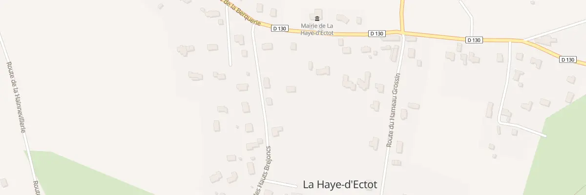 Plan du 9 Rte de la Berquerie à La Haye-d’Ectot