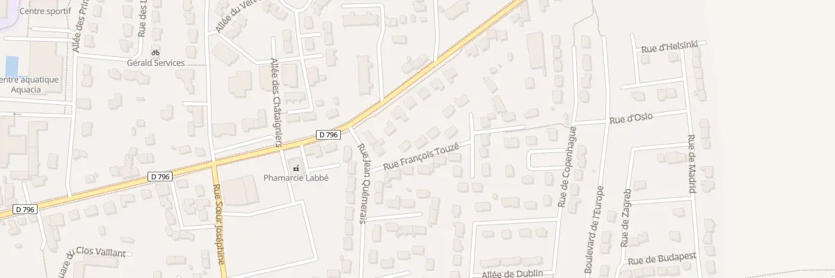 Plan du 3 Rue Francois Touze à Combourg