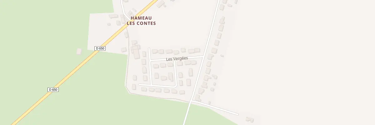 Plan du 3 Les Vergées à Virandeville