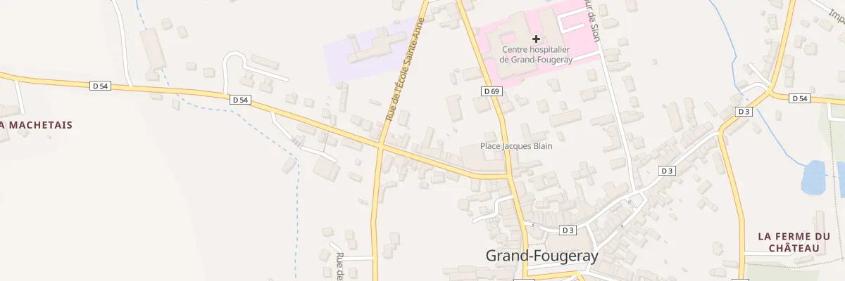 Plan du 21 Rue de la Duchesse Anne à Grand-Fougeray
