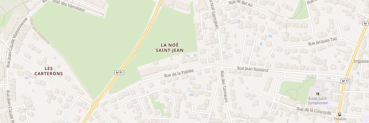 Plan du 8 Rue de la Pablée à Couëron