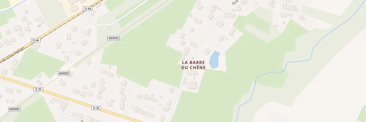 Plan du 36 Rue du Chêne à Vay