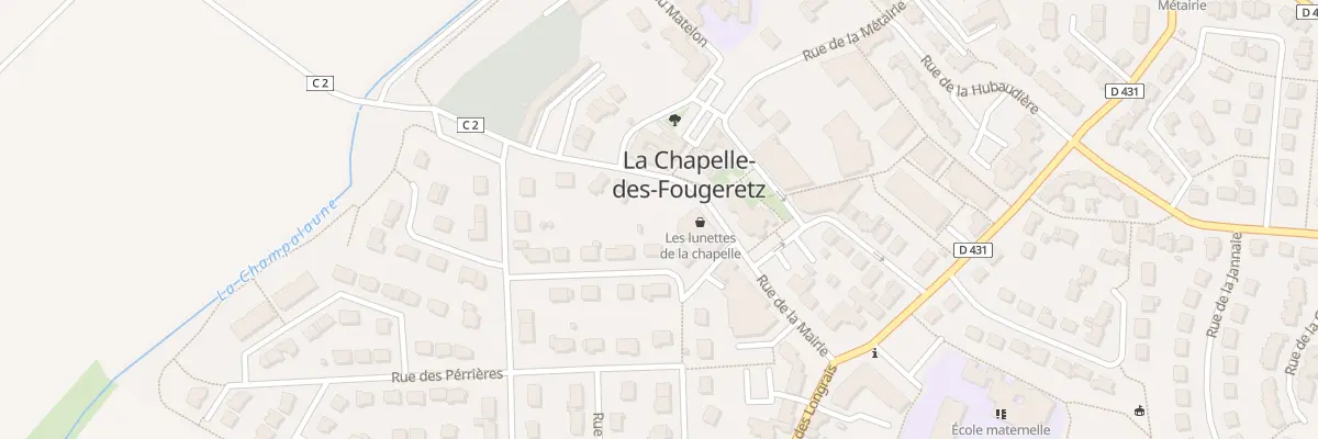 Plan du 15 Rue de la Mairie à La Chapelle-des-Fougeretz