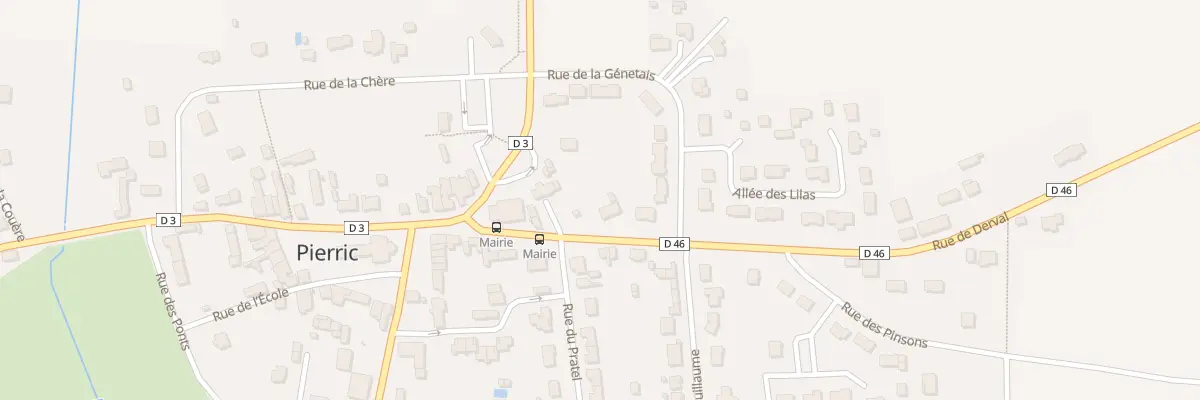 Plan du 3 Rue de Derval à Pierric