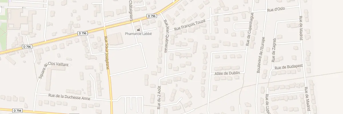 Plan du 9004 Rue Jean Quemerais à Combourg