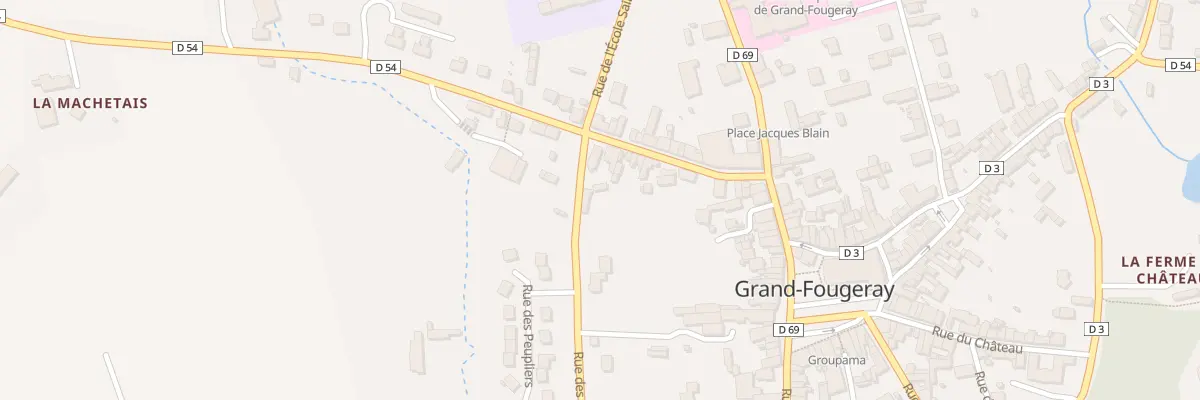 Plan du 4 Rue des Tanneries à Grand-Fougeray