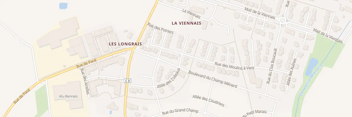 Plan du 9 Rue des Moulins à vent à La Chapelle-des-Fougeretz