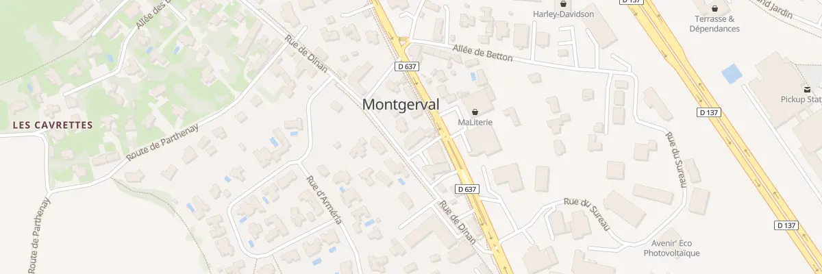 Plan du 13F Rue de Dinan à La Mézière