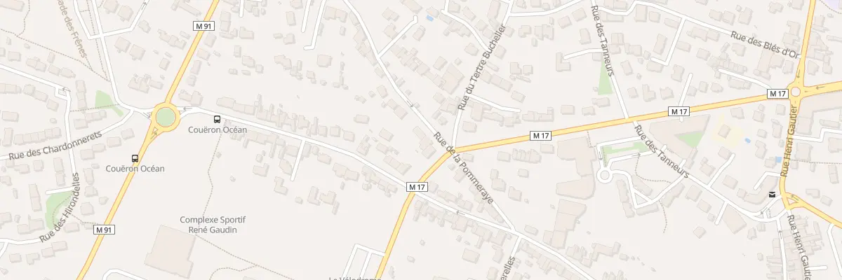 Plan du 3B Rue de la Pommeraye à Couëron