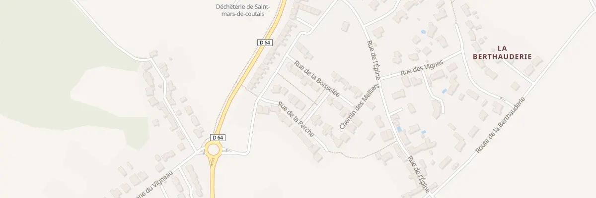Plan du 7 Rue de la Perche à Saint-Mars-de-Coutais