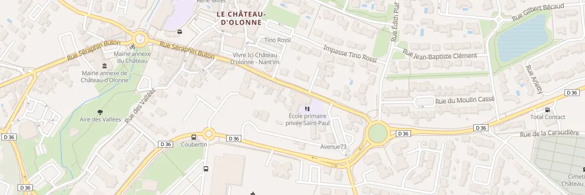 Plan du 3 Rue Séraphin Buton aux Sables-d’Olonne